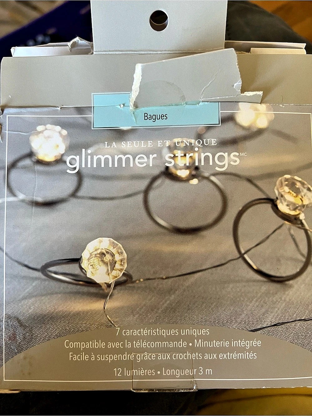 Glimmer Strings Wedding Ring Wedding Ring String Lights